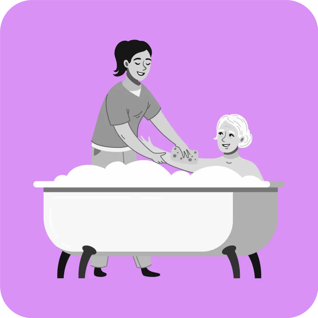 Prestation d'aide à la toilette